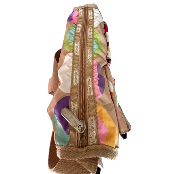 LeSportsac Two Piece Shoulder Cross Body Bag & Coin Purse Pouch Heart Design EUC - Picture 5 of 14